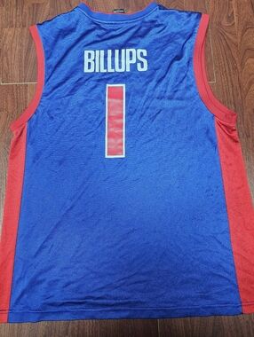 Reebok CHAUNCEY BILLUPS’ Basketball Jersey in Blue & Red Size Large